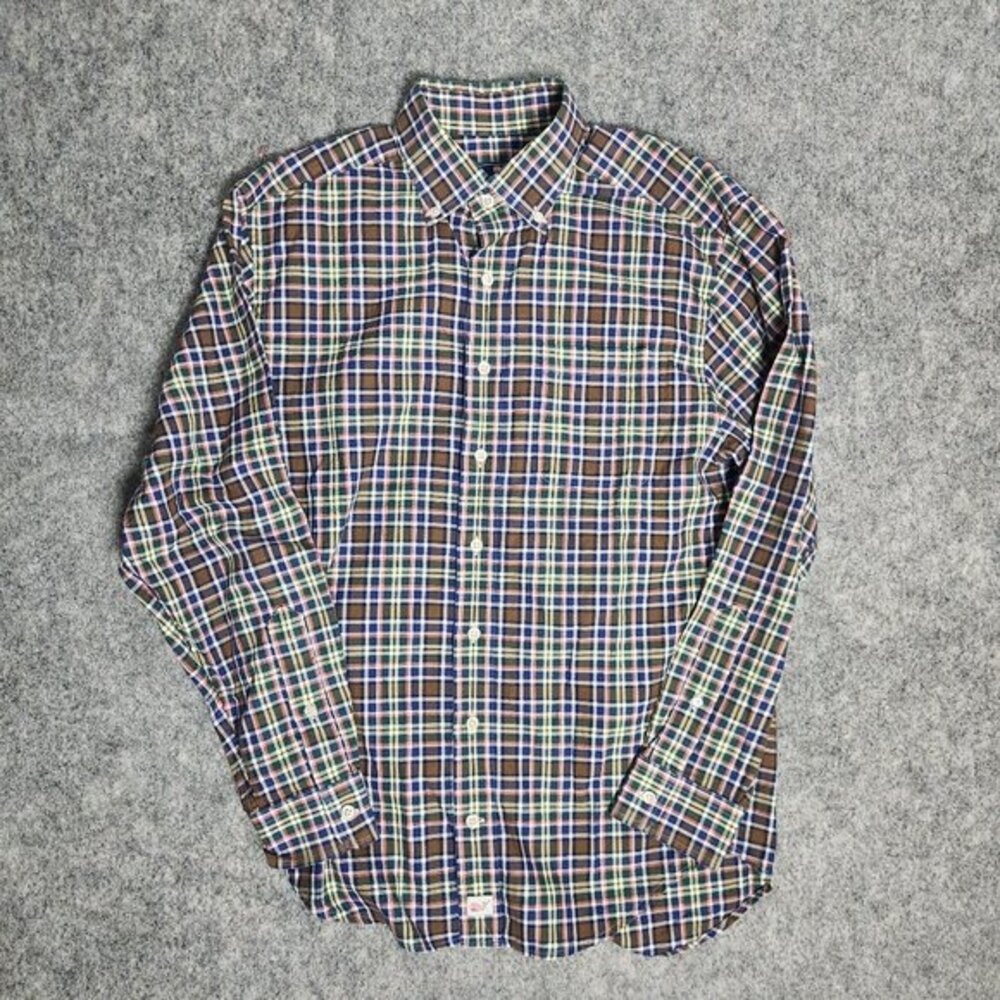 Vineyard Vines‎ Flannel Shirt Men S Classic Fit Murray Multicolor Scotch Plaid